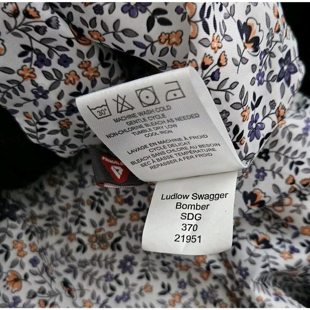 Mountain Khakis (Womens Small) Ludlow Swagger Bomber Zip Jacket Primaloft Black - Picture 4 of 7